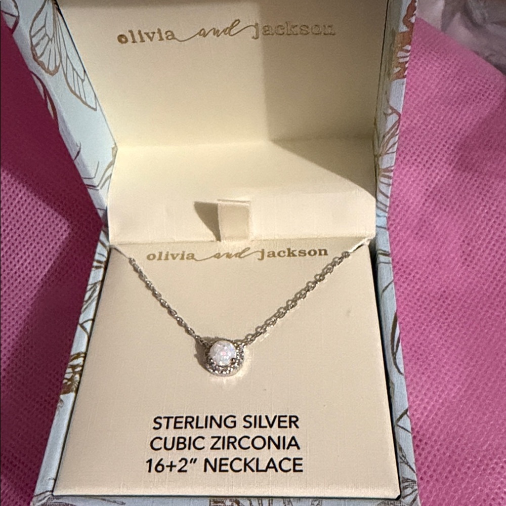 Olivia And Jackson Sterling Silver Necklace